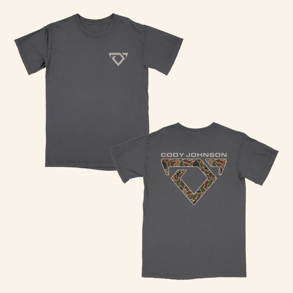 Cody Johnson Merch Cody Johnson Camo Logo T-Shirt Music Lover Gift Ideas For Him