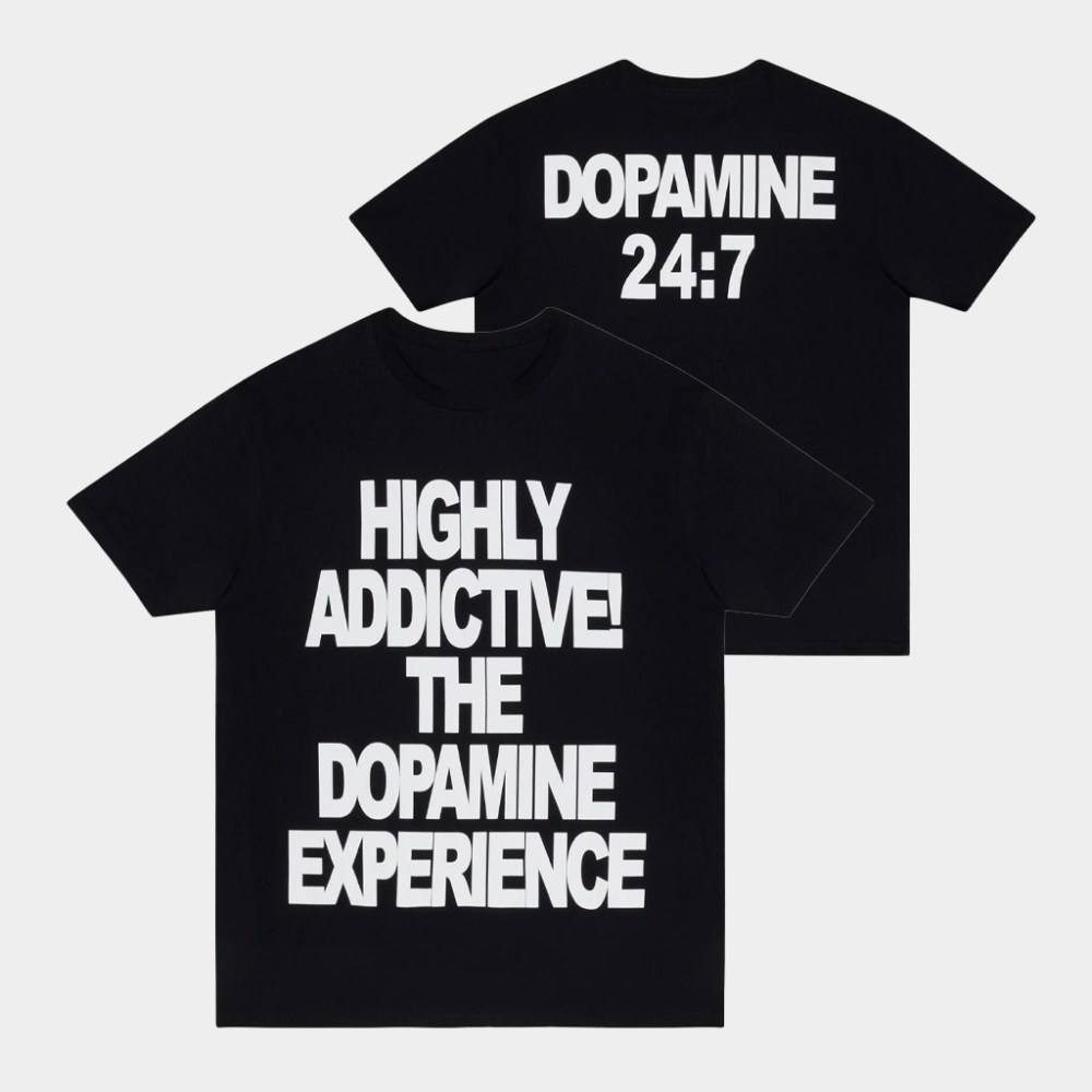 Complex Merch Lil Tecca Dopamine 247 T-Shirt Highly Addictive The Dopamine Experience Shirt