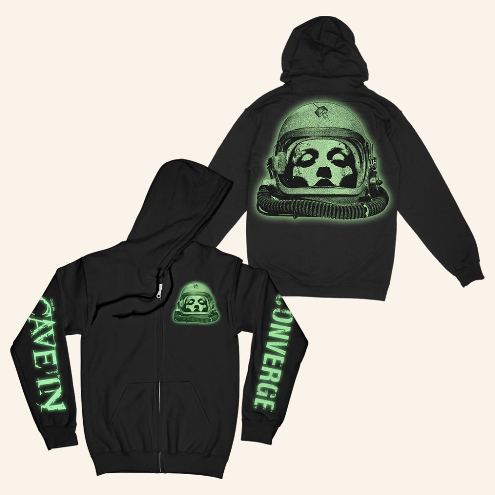 Converge Merch Converge And Cave In Mashup Black Zip Up Hoodie Xmas Gifts For Dad