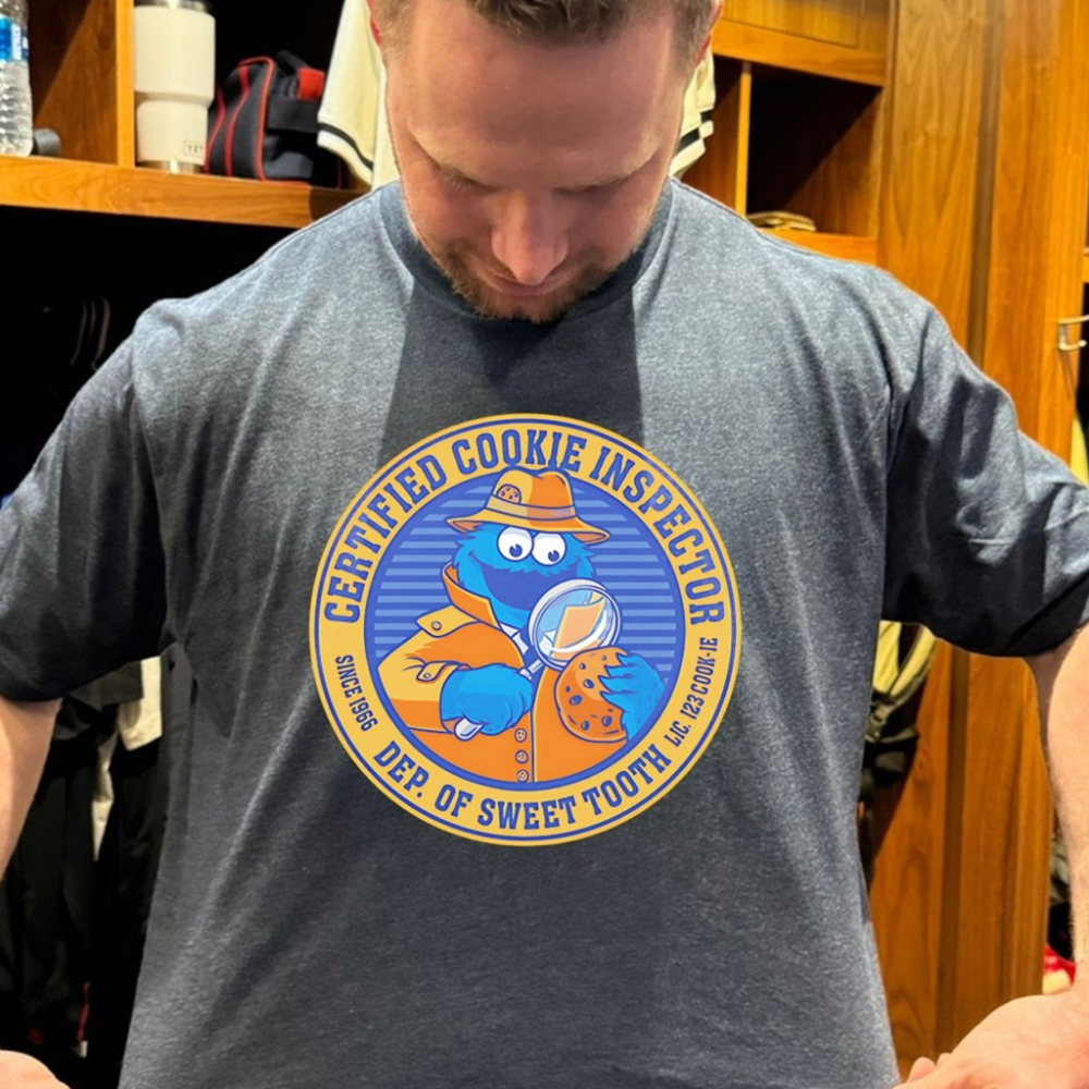 Cookie Monster Certified Cookie Inspector Since 1966 T-Shirt Best Birthday Gift For Son
