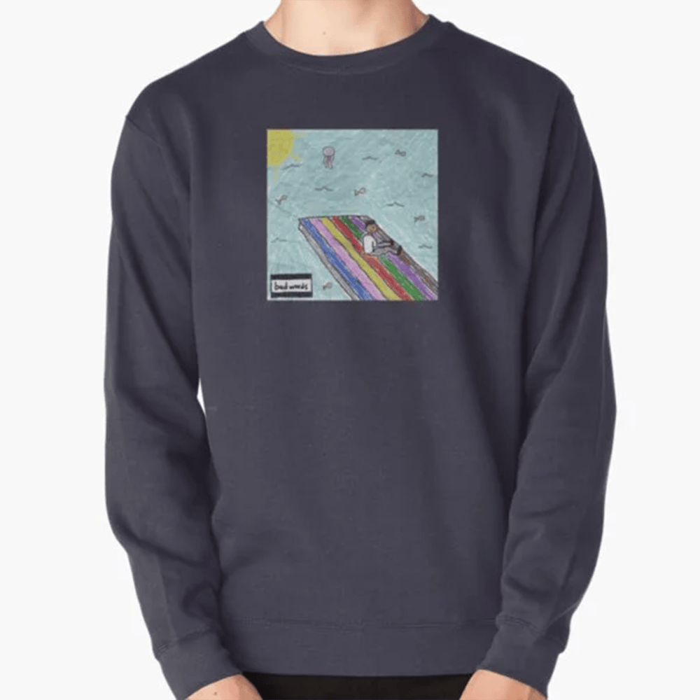 Crayon Drawing Portrait Baby Keem Sweatshirt Baby Keem Album Cover Graphic Clothing Line