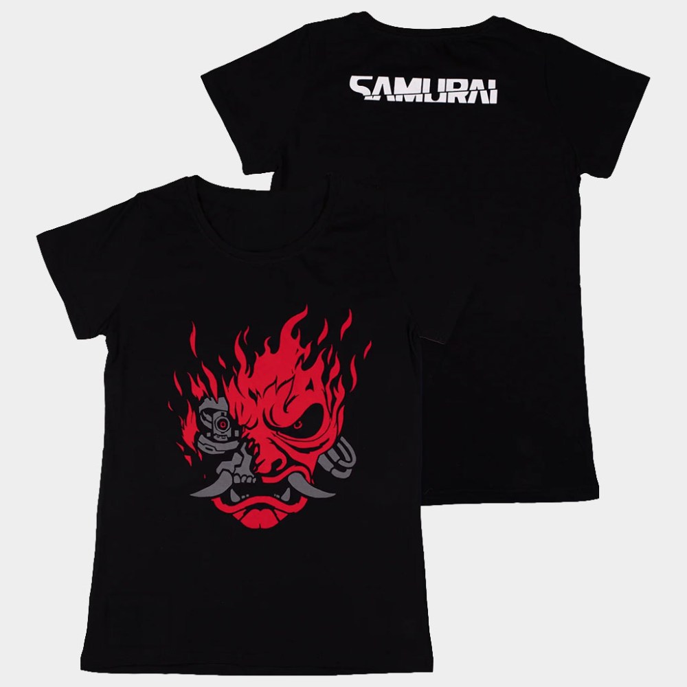 Cyberpunk Merch Cyberpunk 2077 Samurai T-Shirt Best Gifts For Video Game Lovers