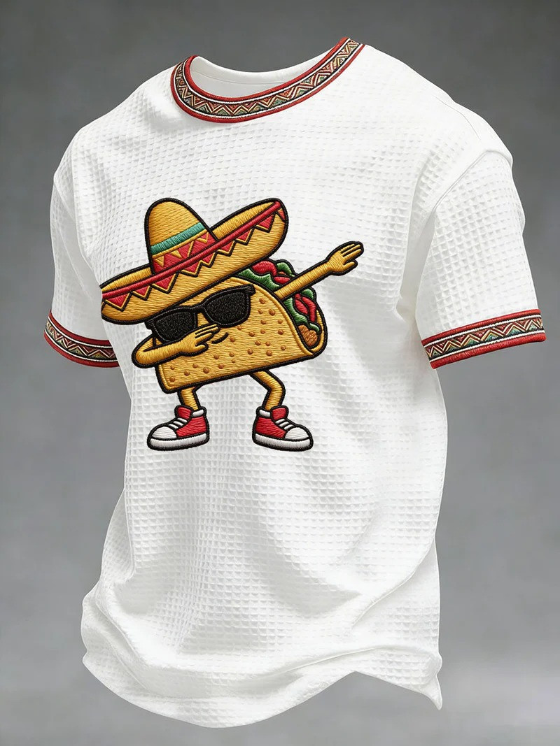 Dabbing Taco T-Shirt Cinco de Mayo Party Clothing Gift For Mexico Lover