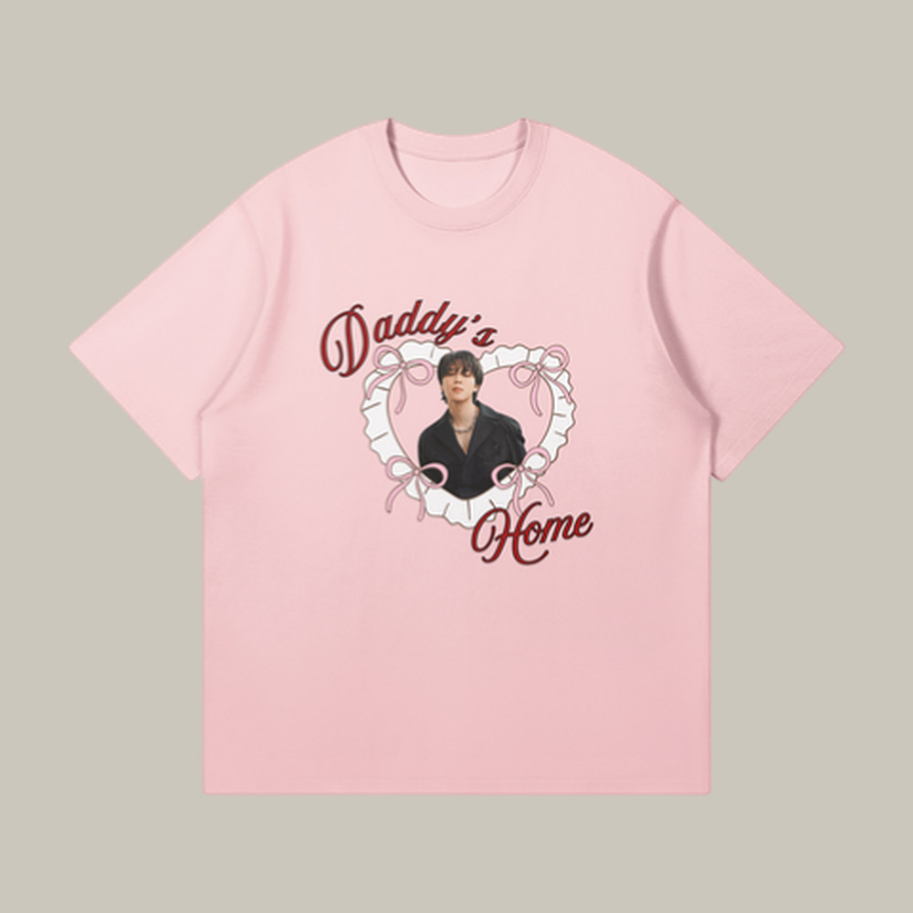 Daddy's Home Jimin Portrait T-Shirt BTS 2026 Comeback Merch Best Gift For Jimin Lovers
