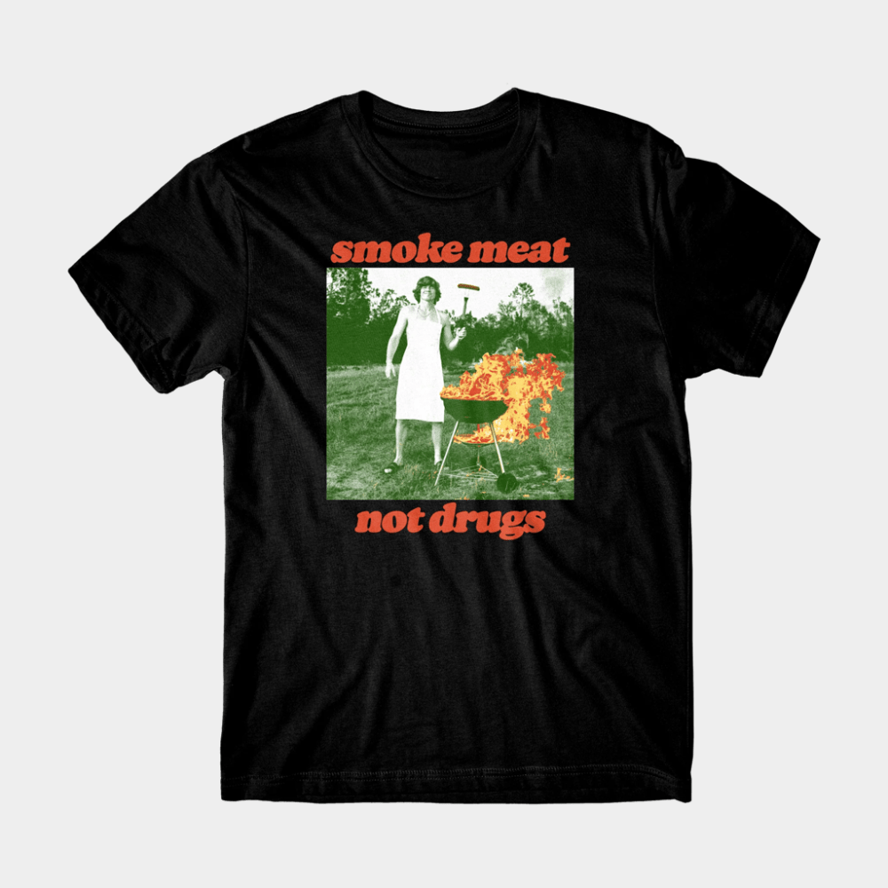 Danny Duncan 69 Merch Smoke Meat Not Drugs Black T-Shirt Gifts For Best Friends