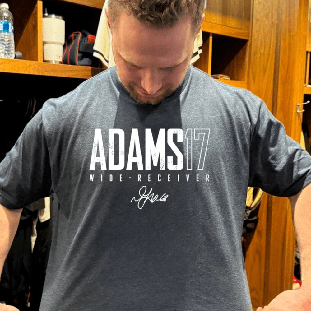 Davante Adams 17 Los Angeles Football Wr Name And Number Signature Shirt Rams Apparel