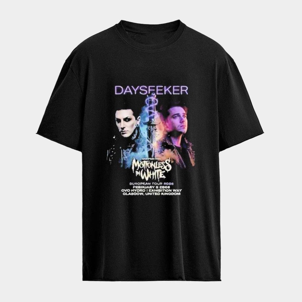Dayseeker Supporting Motionless In White T-Shirt Dayseeker Merch Unique Gifts For Wife