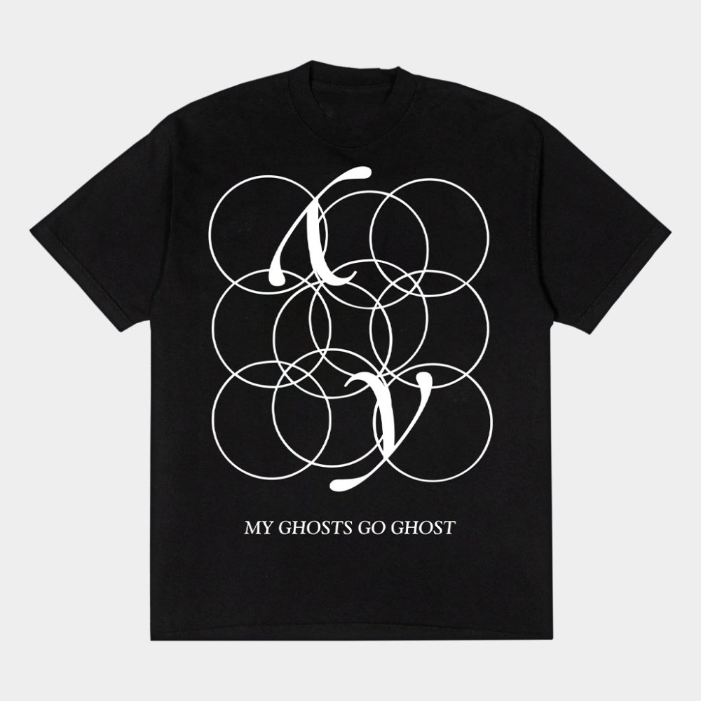 DeadAir Merch Black Cover T-Shirt My Ghosts Go Ghost Shirt Birthday Presents For Him