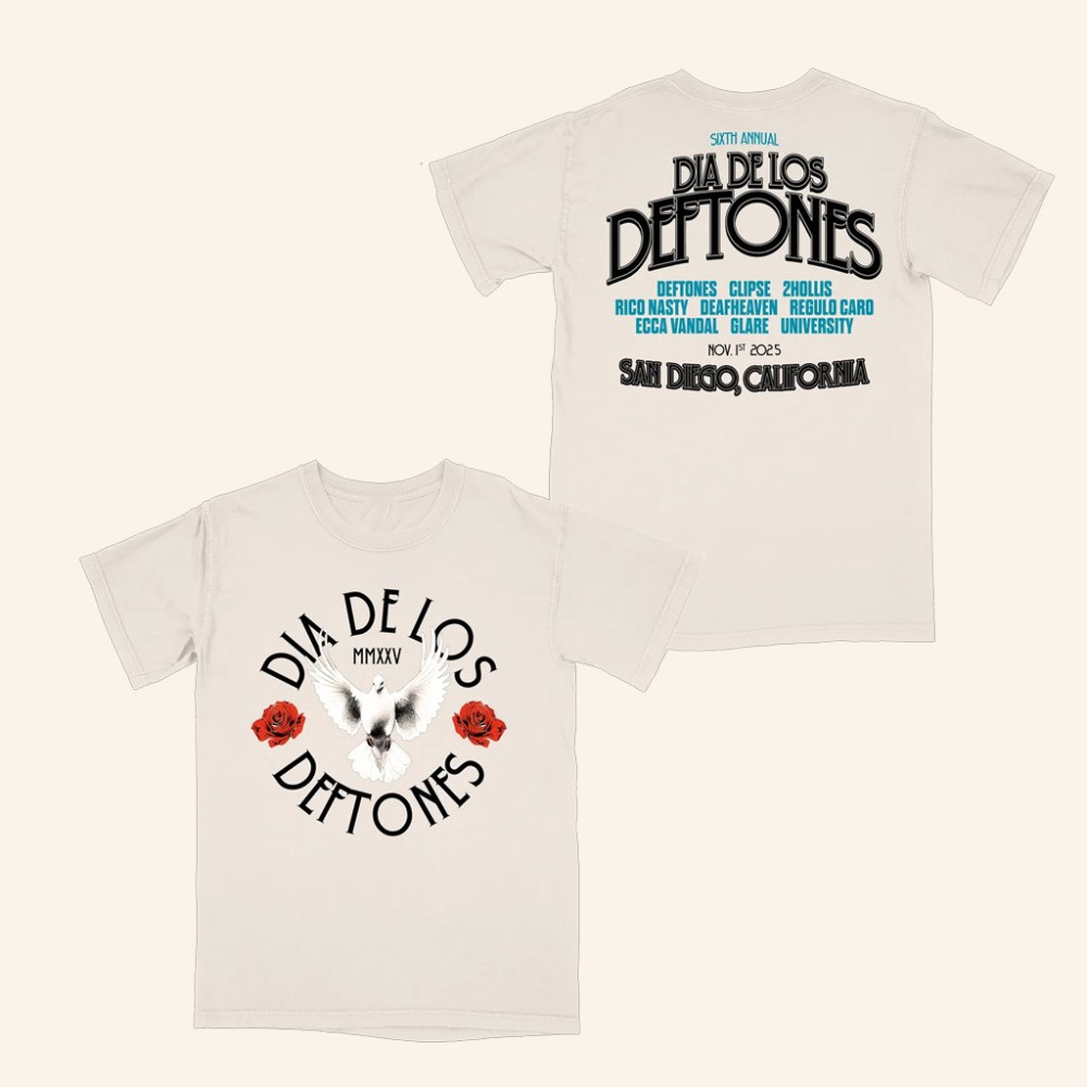 Deftones Merch Dove Dia De Los Deftones T-Shirt Christmas Gift Ideas For Friends
