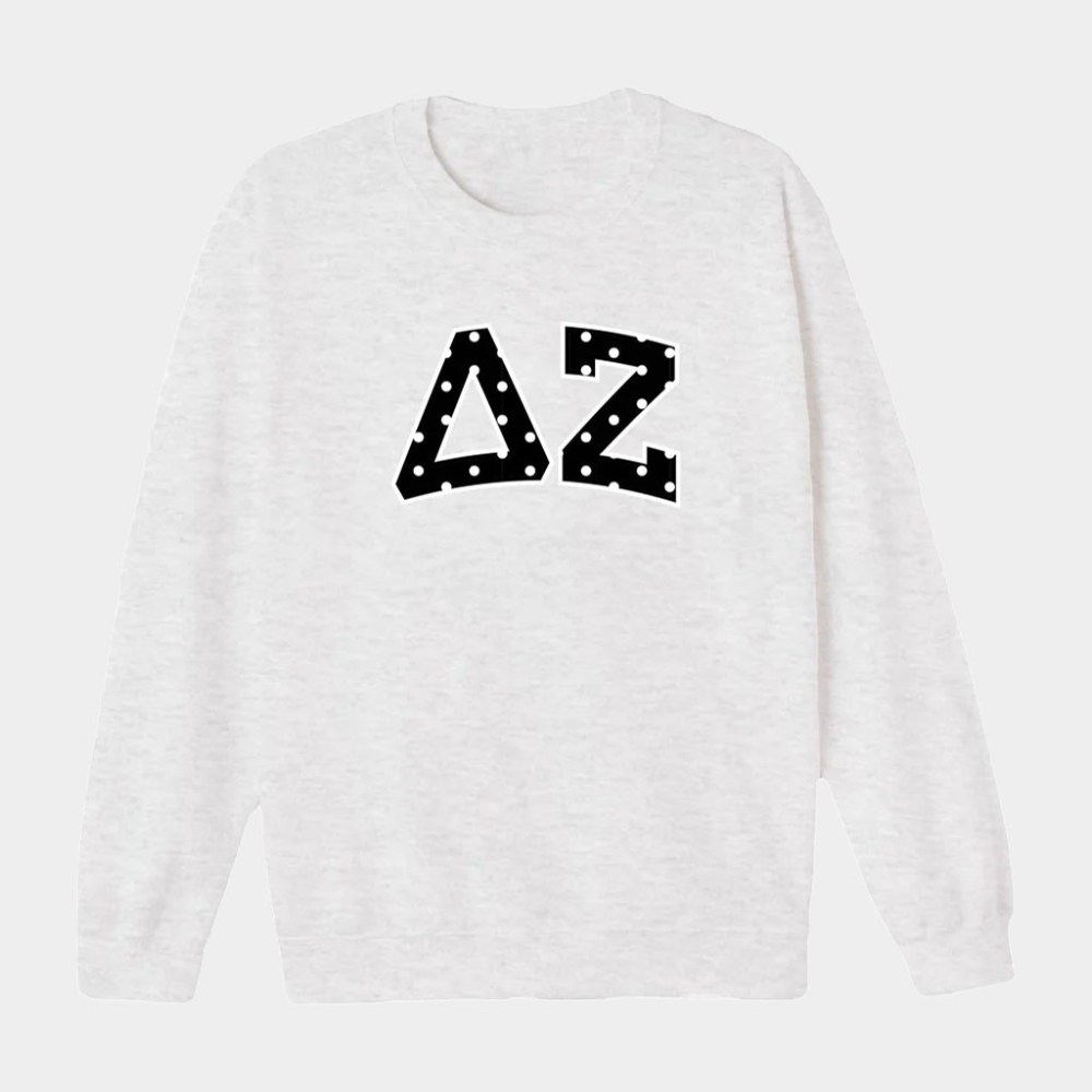 Delta Zeta Merch Spot On Sorority Crewneck Sweatshirt Birthday Gift For Sister