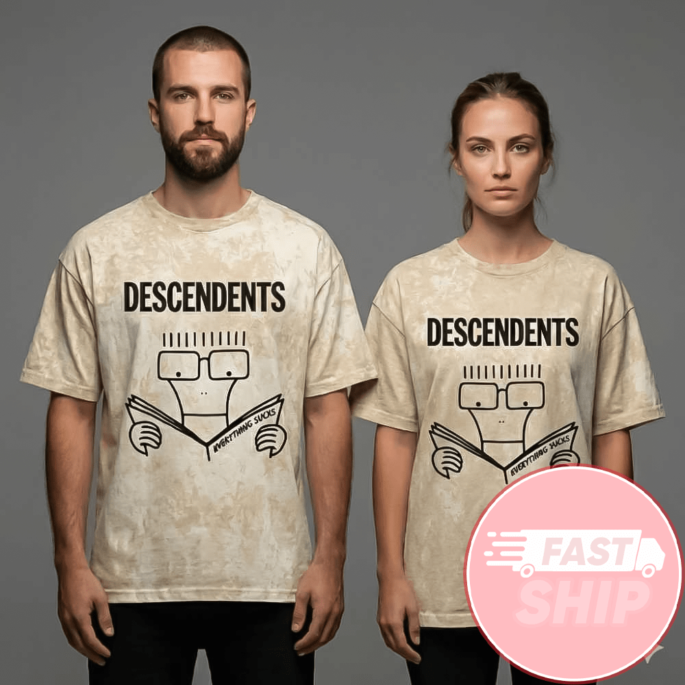 Descendents And Frank Turner US Co-headlining Tour 2026 At Baltimore Nevermore Hall Feb 20 2026 Washed T-Shirt