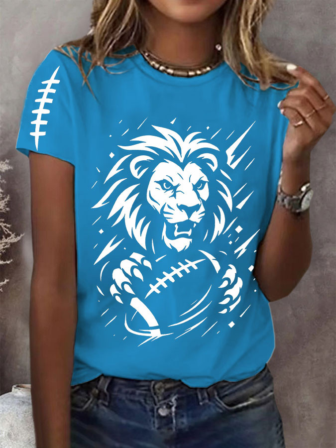 Detroit Football Shirt Lion Game Day T-Shirt Detroit Pride Merch Gift For Mother