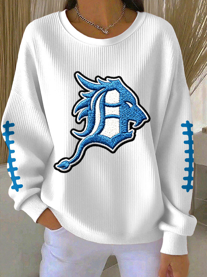Detroit Football Sweatshirt Detroit Pride Merch Women's Game Day Shirt