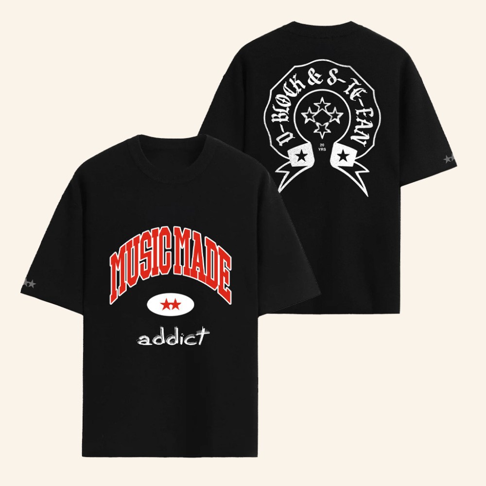 Dirty Workz Merch Music Made Addict T-Shirt Xmas Gifts For Him