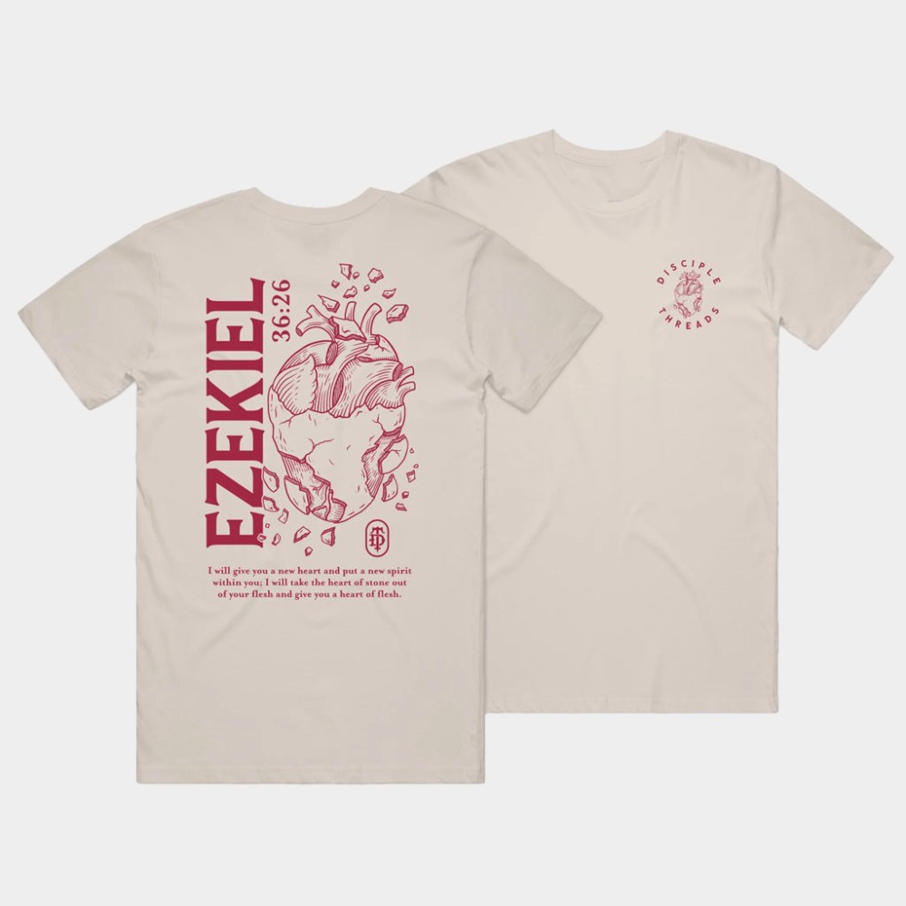 Disciple Threads Merch Heart Of Flesh T-Shirt Birthday Gift For Husband