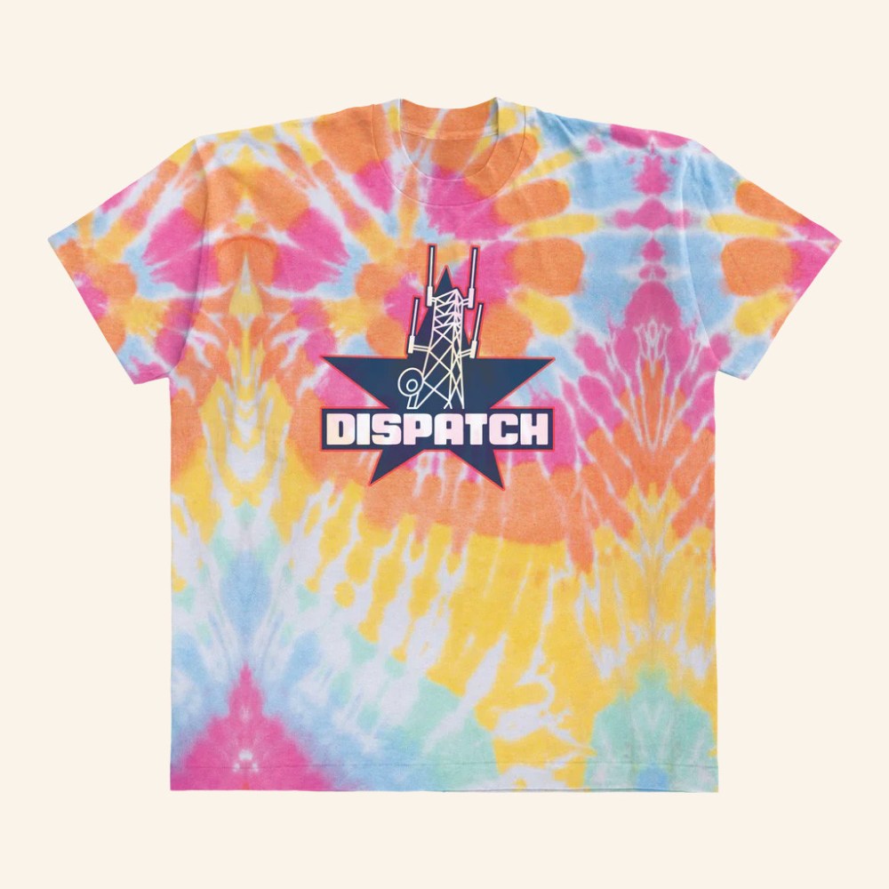 Dispatch Merch Rainbow Tie Dye T-Shirt Christmas Presents For Wife