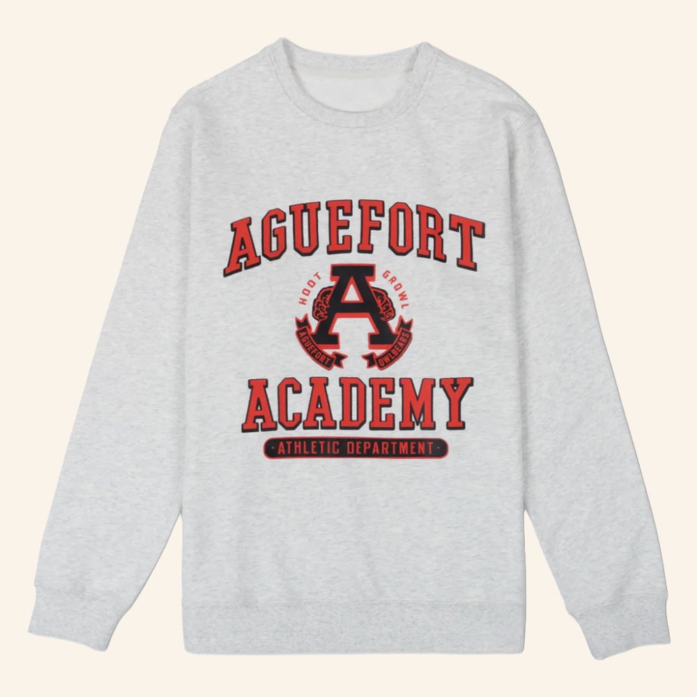 Dropout TV Merch Aguefort Athletics Owlbears Crewneck Sweatshirt Dad Christmas Gifts