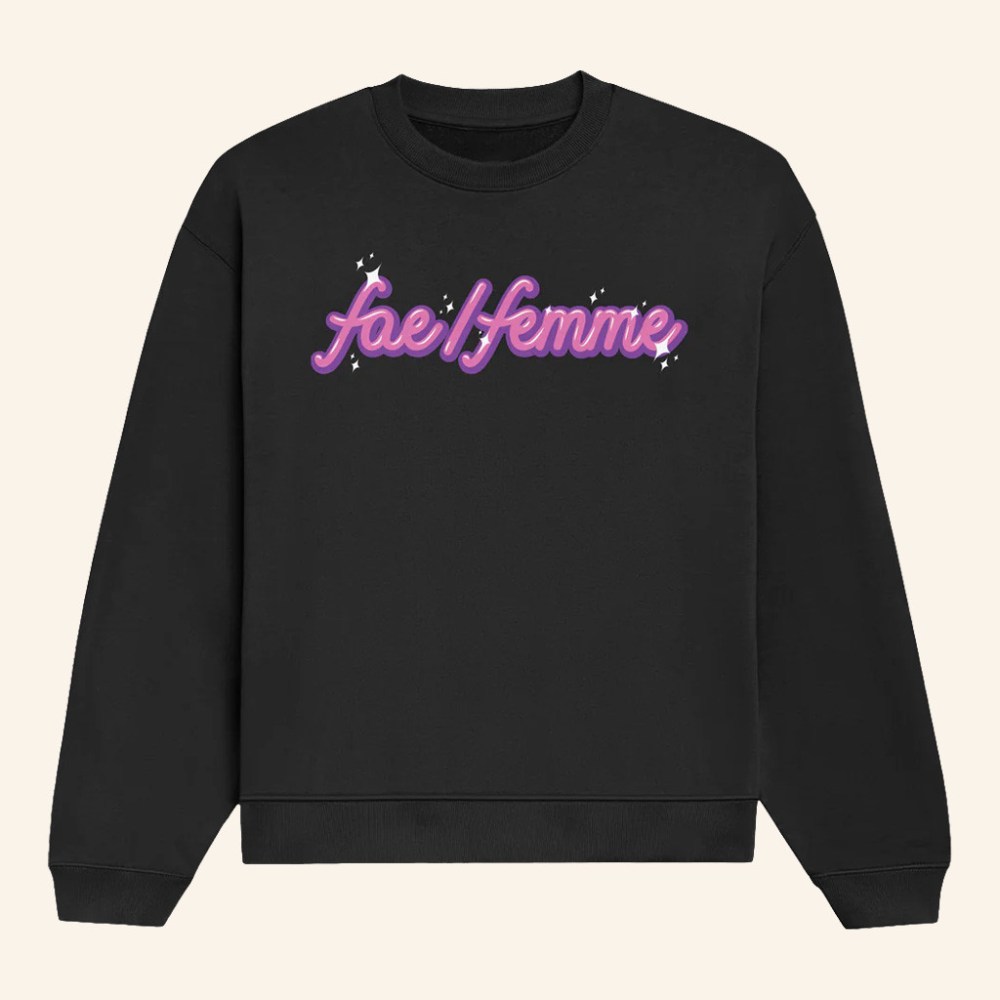 Dropout TV Merch Fae Femme Crewneck Sweatshirt Gifts For Girlfriend