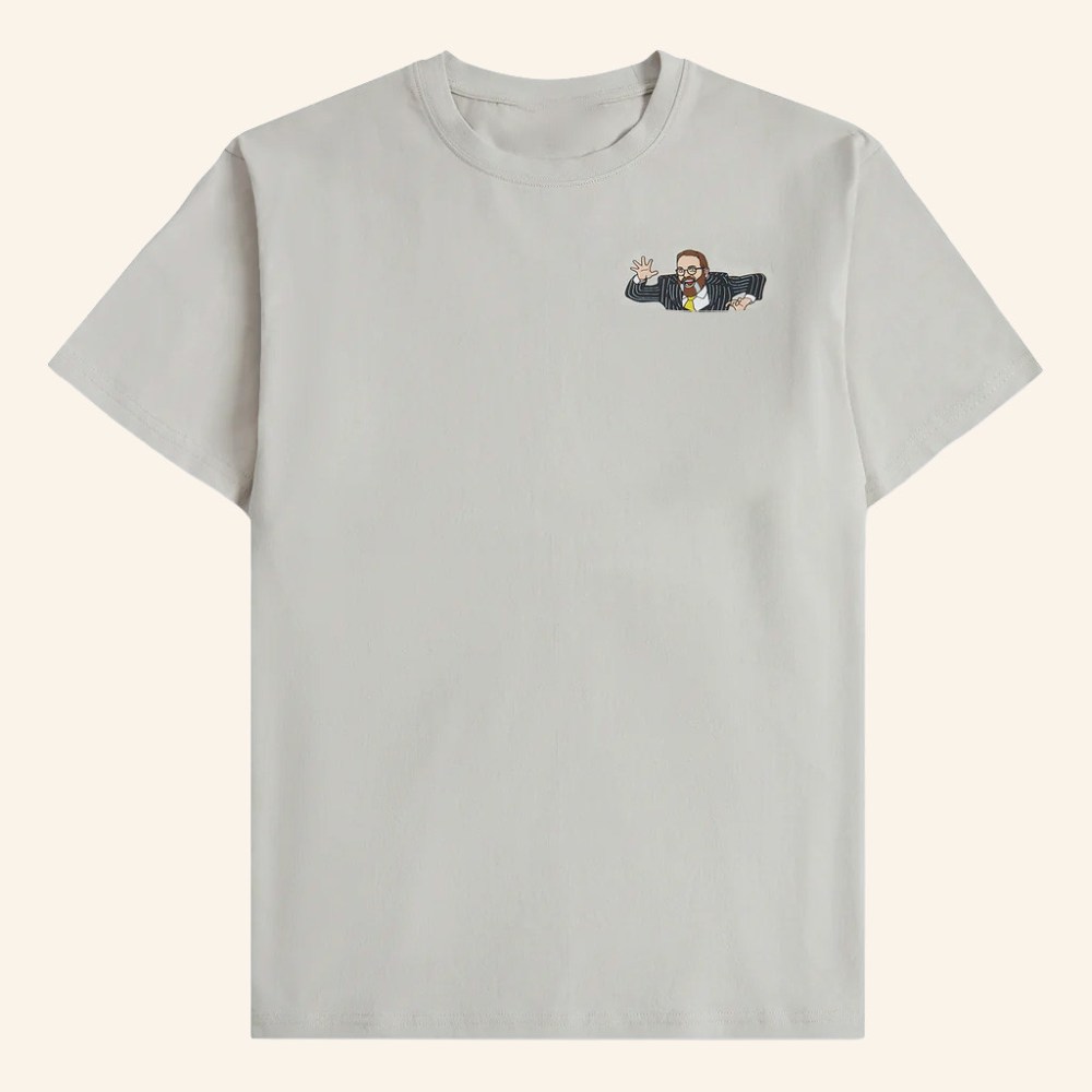 Dropout TV Merch Sam Says Don't Flinch T-Shirt Christmas Present Ideas For Him