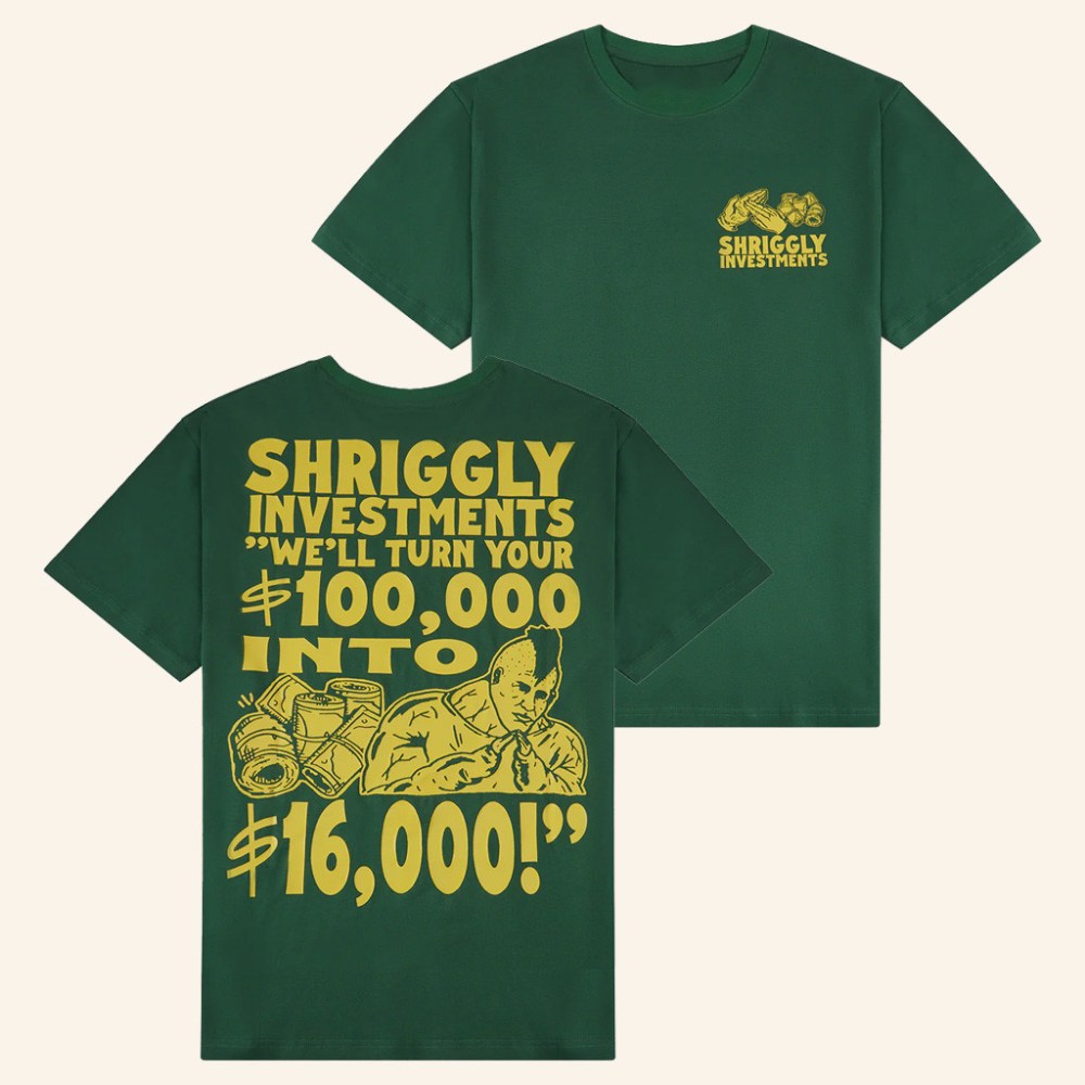 Dropout TV Merch Shriggly Investments T-Shirt Christmas Gifts For Boyfriend