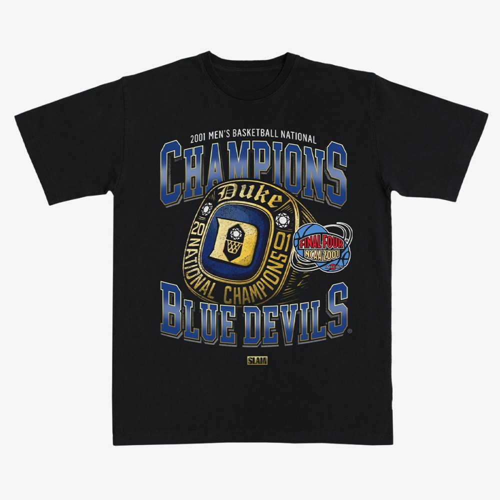 Duke 2001 Men's National Champions T-Shirt SLAM Goods Clothes Gift For Basketball Lovers