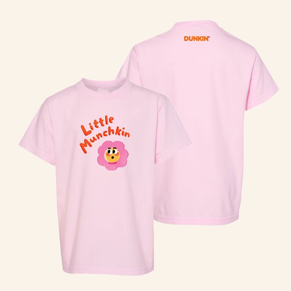 Dunkin Runs On Merch Little Munchkin T-Shirt Christmas Present For Girlfriend