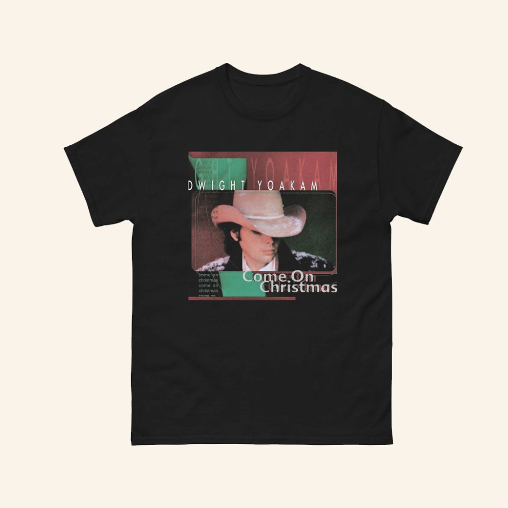 Dwight Yoakam Merch Come On Christmas Album T-Shirt Gifts For Music Fans