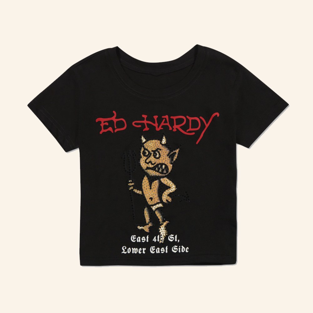 Ed Hardy Merch Baby Devil Baby Tee Ed Hardy Shirt Best Christmas Gifts For Friends