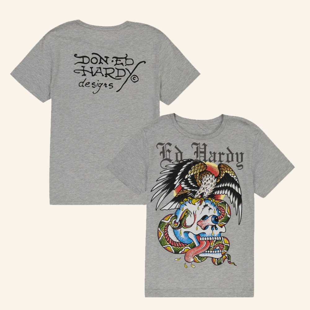 Ed Hardy Merch Battle Skull Shirt Good Christmas Gifts For Boyfriend