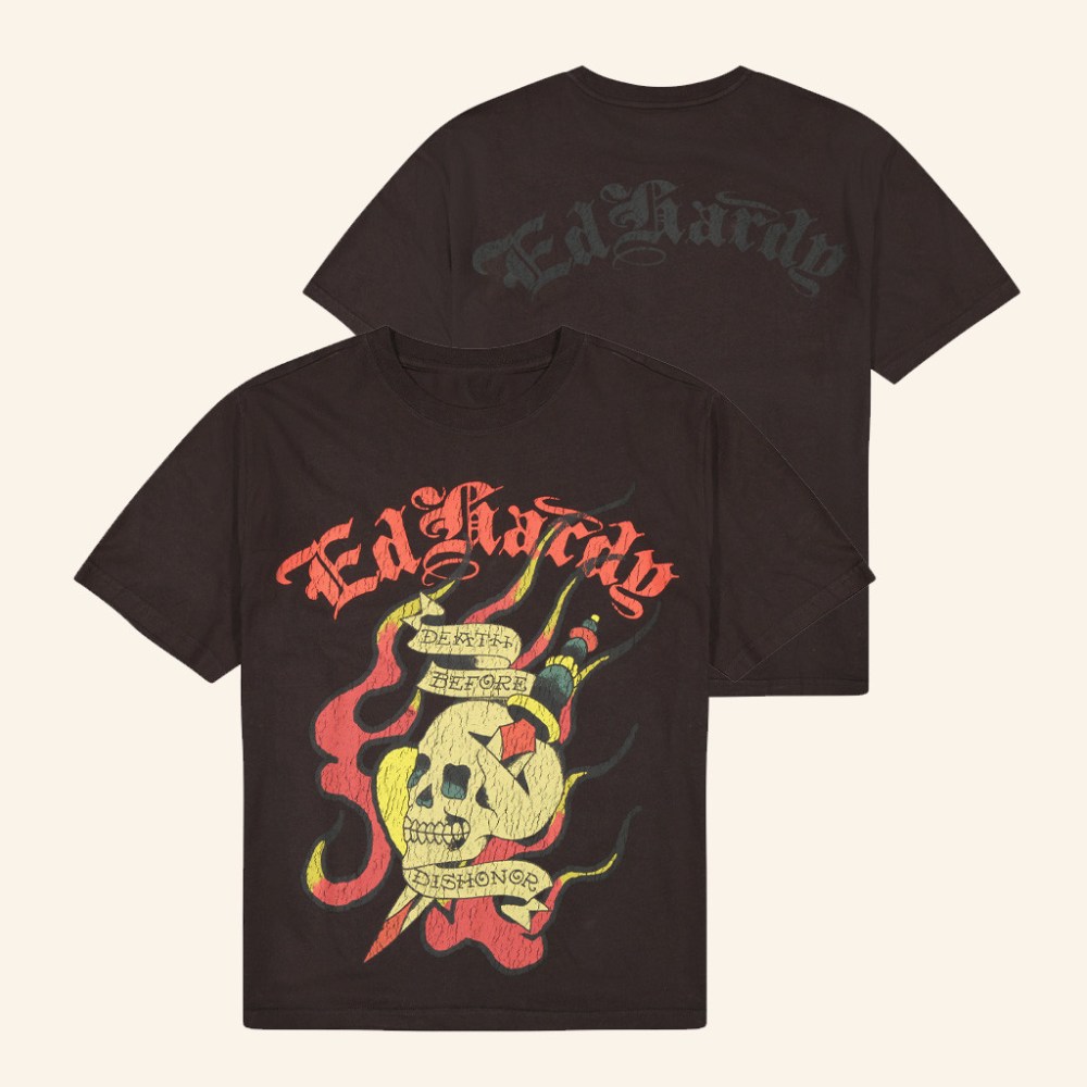 Ed Hardy Merch DBD Skull T-Shirt Christmas Gift Ideas For Him