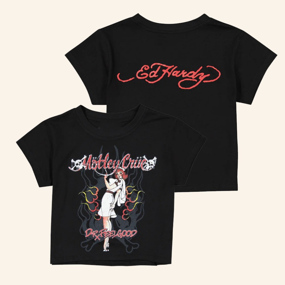 Ed Hardy Merch Dr Feel Good Baby Tee Christmas Presents For Her