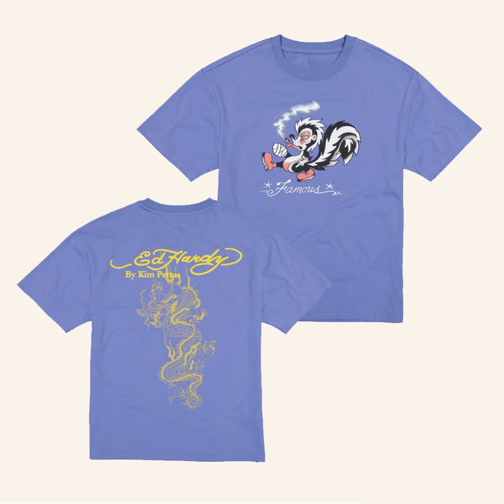 Ed Hardy Merch Famous Skunk T-Shirt Christmas Present For Wife