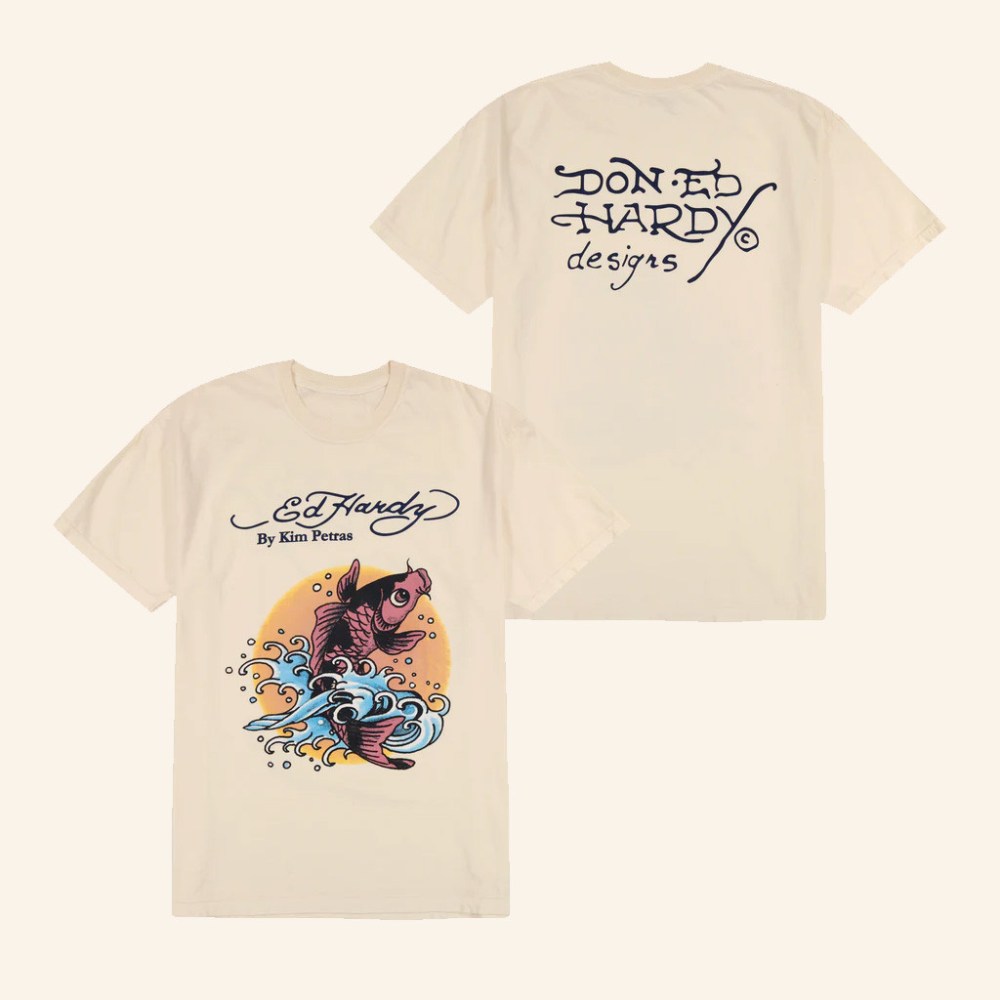Ed Hardy Merch Koi Fish T-Shirt Christmas Gifts For Sister