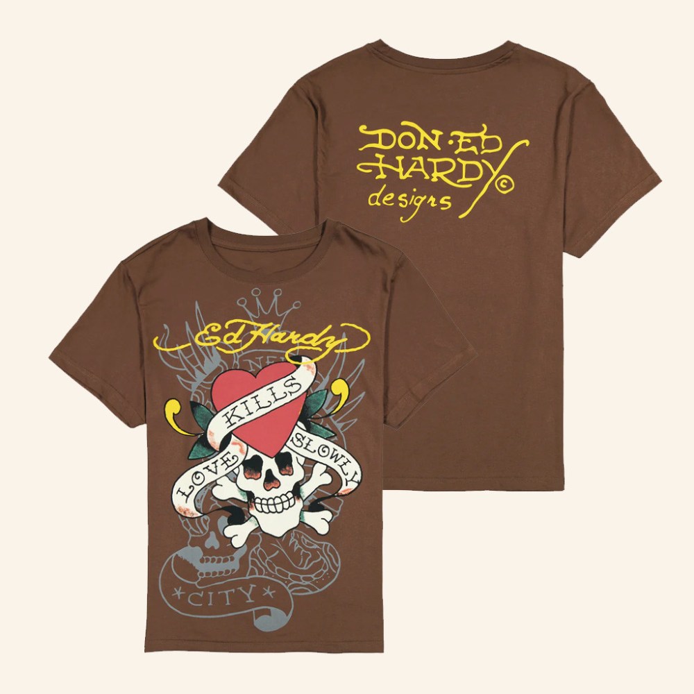 Ed Hardy Merch LKS Skull T-Shirt Christmas Ideas For Father
