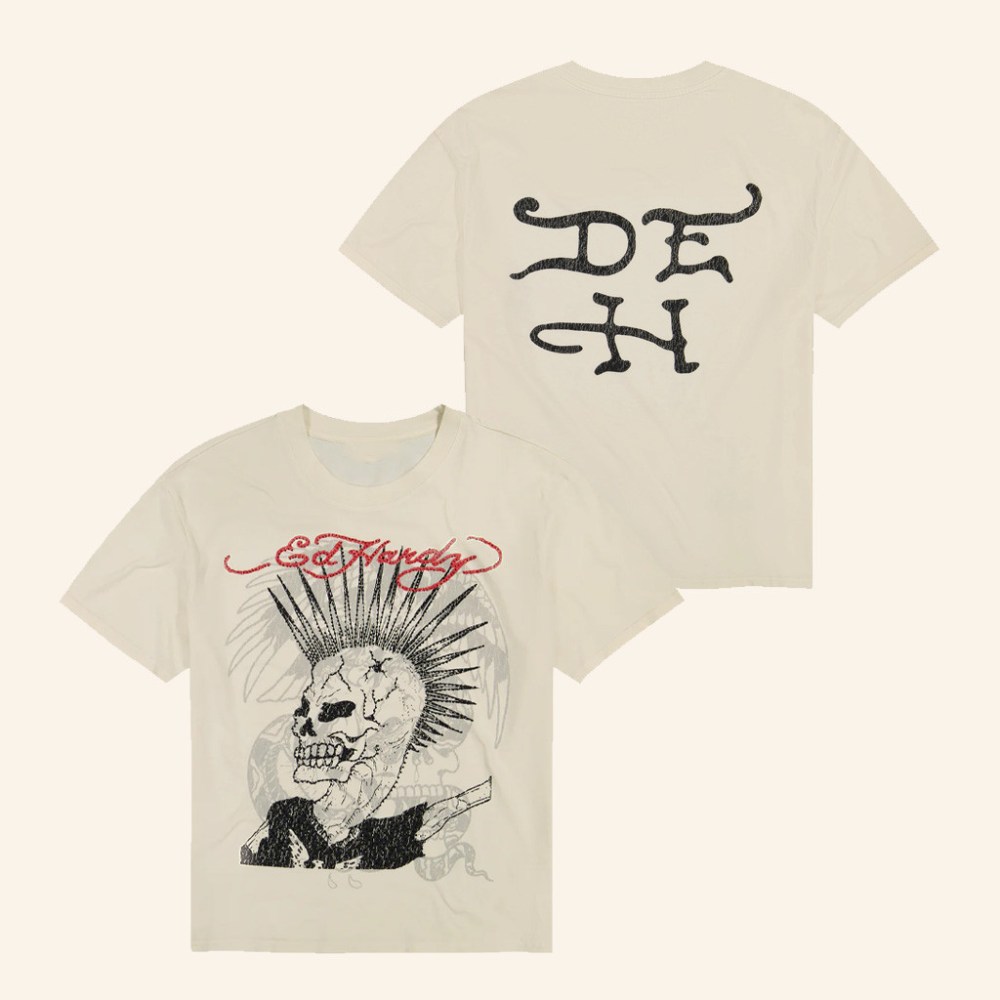 Ed Hardy Merch Punk Mohawk T-Shirt Christmas Gift Ideas For Dad