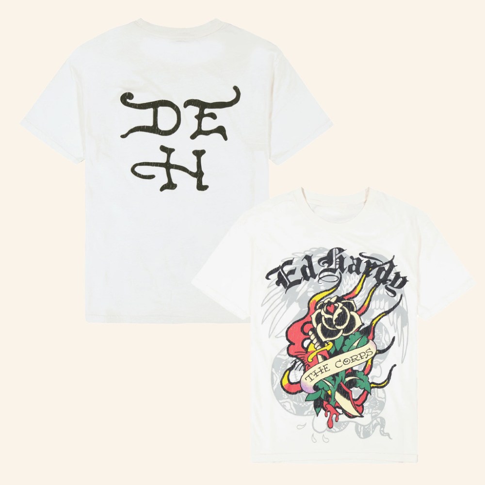 Ed Hardy Merch The Corp Rose T-Shirt Christmas Gifts For Brother