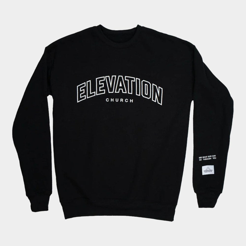 Elevation Church Merch Elevation Black Sweatshirt Gifts Ideas For Christian