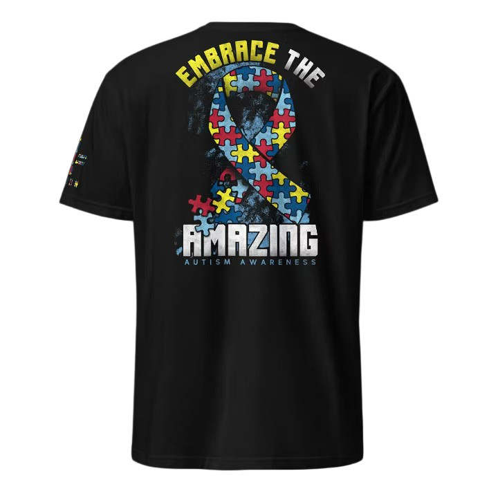 Embrace The Amazing T-Shirt Autism Awareness Clothing April Autism Awareness Gift