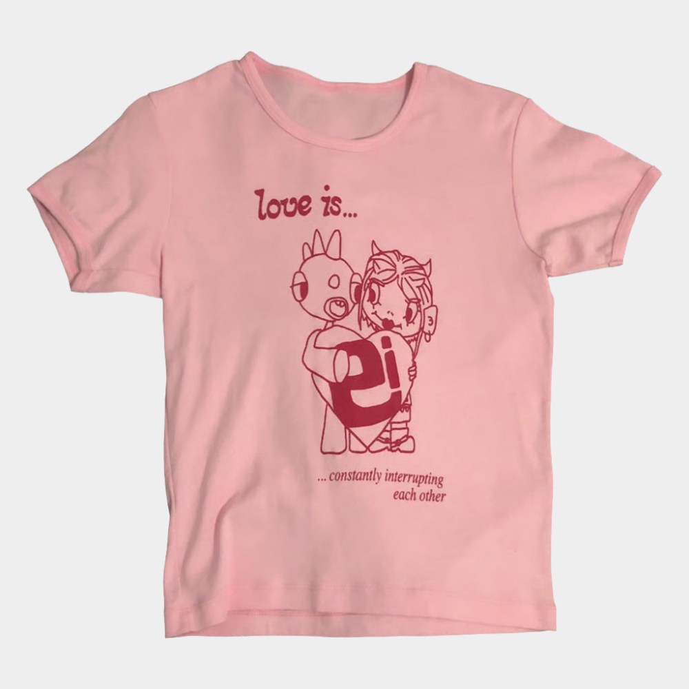 Emergency Intercom Merch Love Is T-Shirt Birthday Gifts For Girlfriend