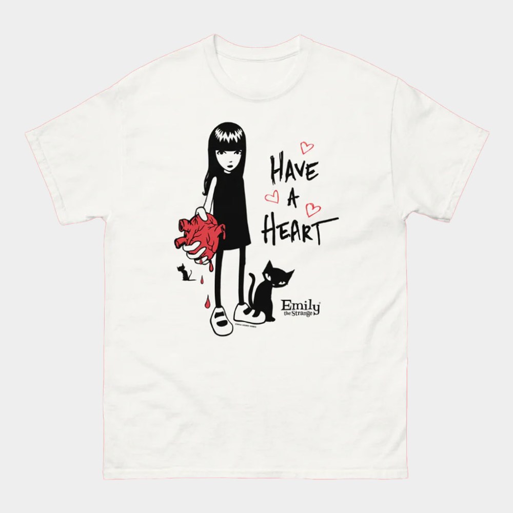 Emily Strange Merch Have A Heart T-Shirt Emily The Strange Shirt Gifts For Sister