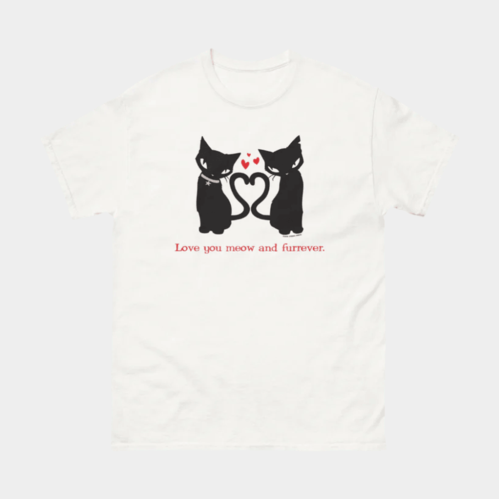 Emily Strange Merch Meow And Furrever T-Shirt Birthday Gift Ideas For Friends