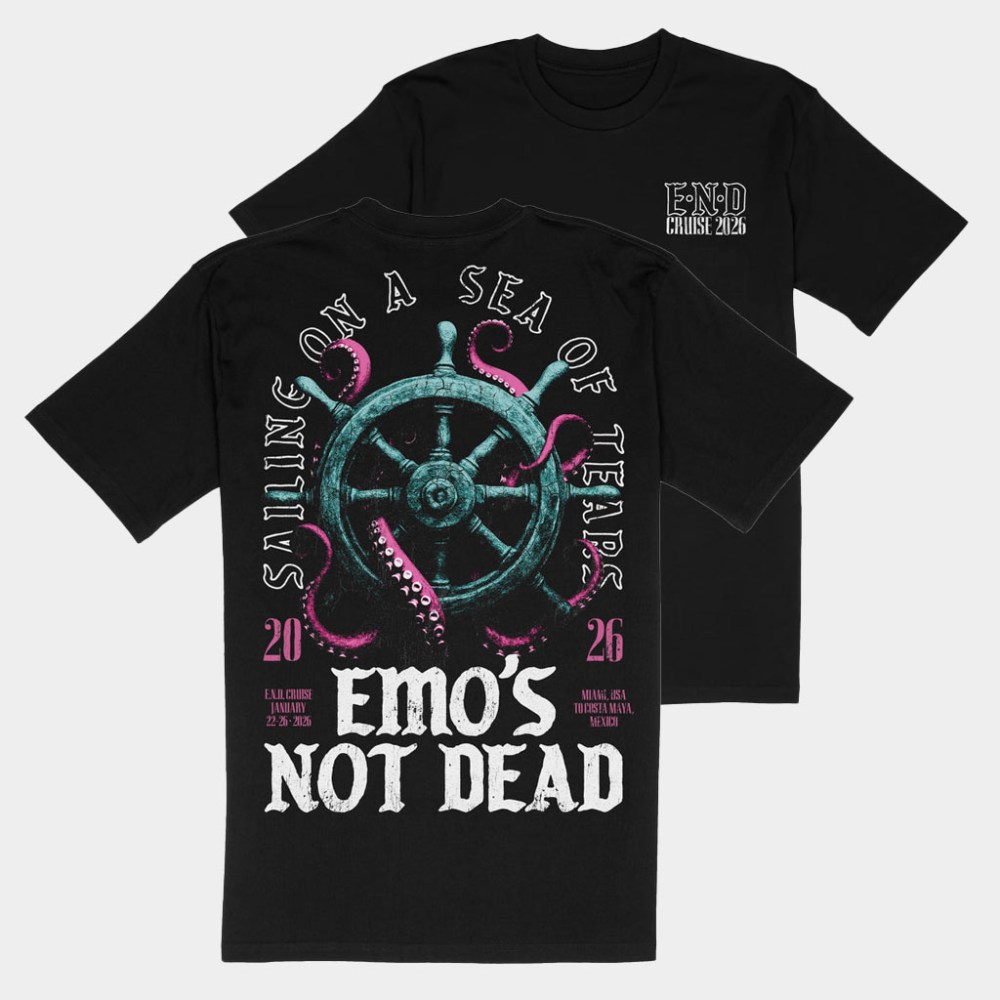 Emo's Not Dead Merch Sea Of Tears 26 T-Shirt Emo's Not Dead Cruise 2026 Shirt Gifts For Fans