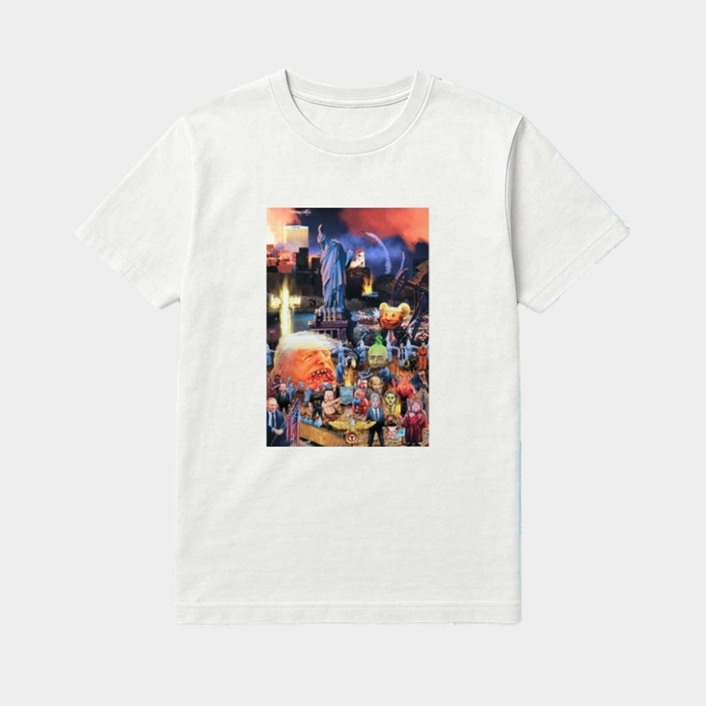 End Of Empire Dystopian Political Collage Shirt Best Gifts For Father