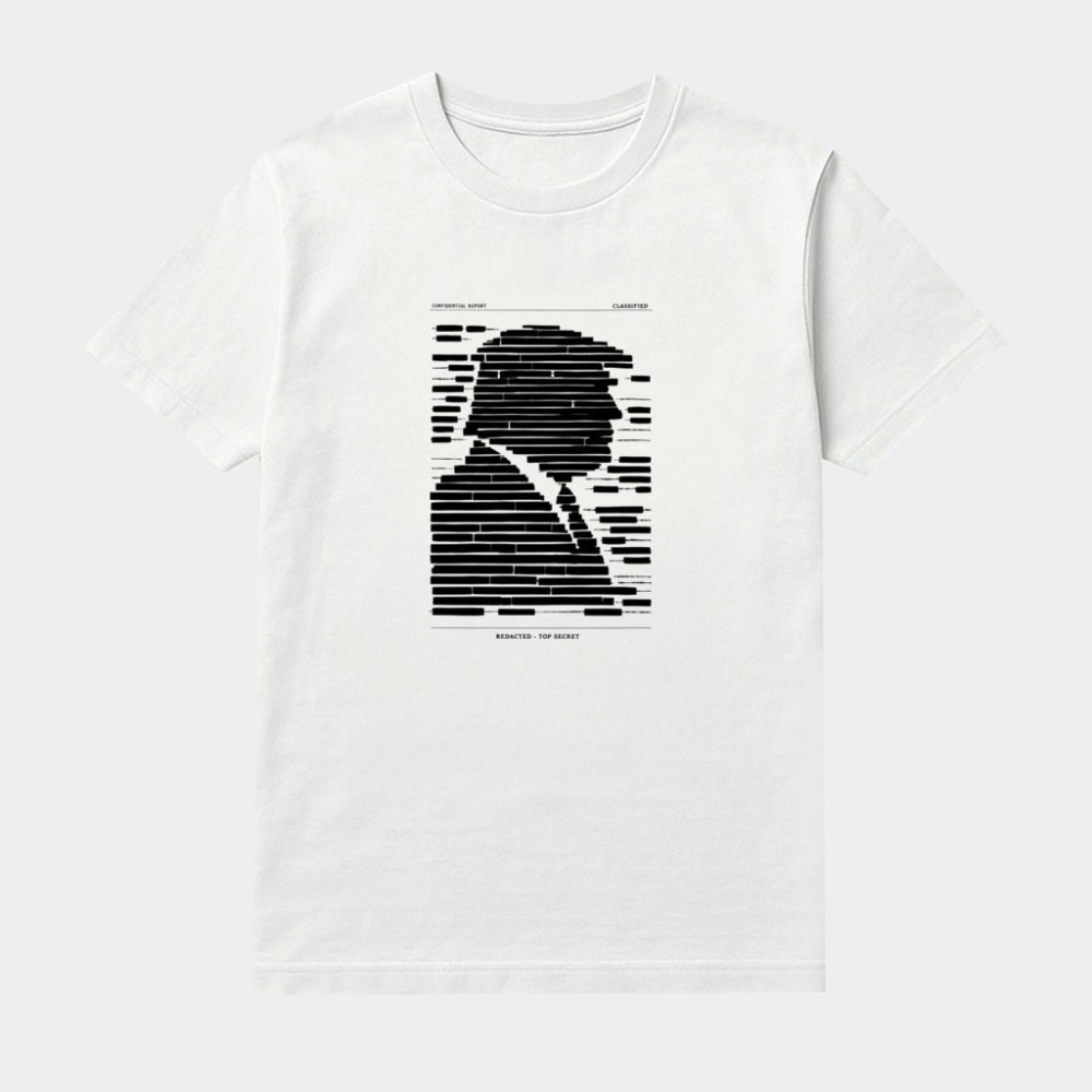 Epstein Files Cover Up Shirt Redacted Redacted Top Secret T-Shirt Anti Trump Merch