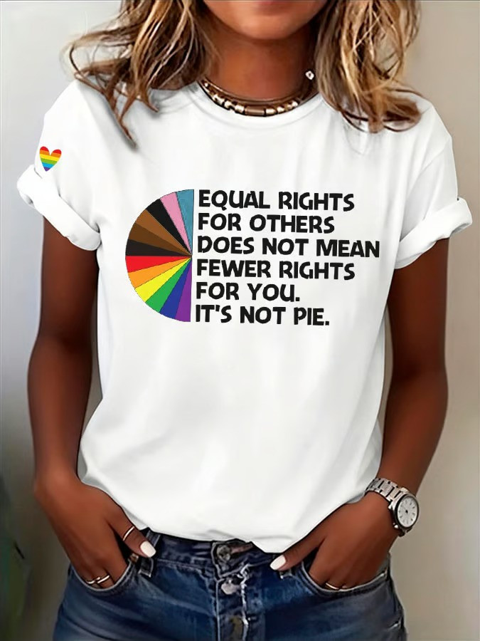 Equal Rights For Others Does Not Mean Fewer Rights For You T-Shirt LGBT Pride Month Gift Ideas