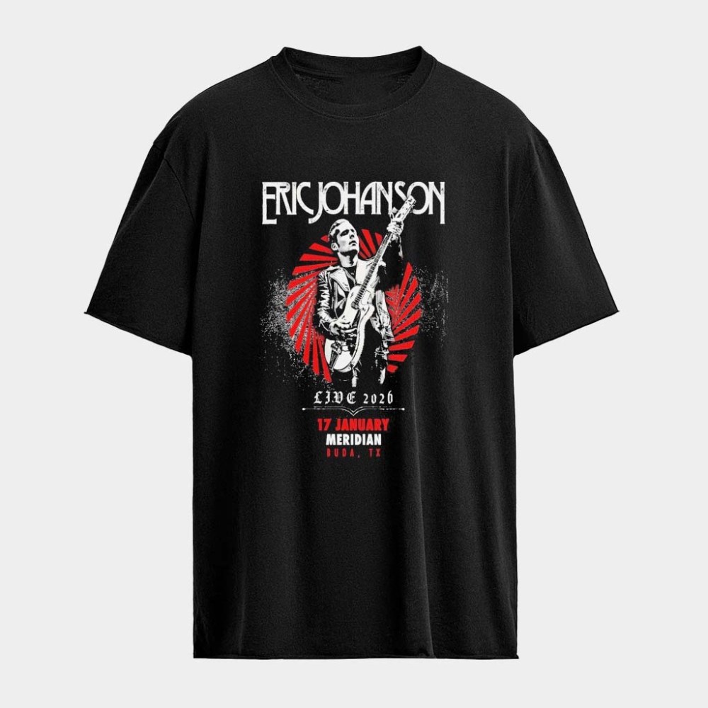 Eric Johanson Jan 17 2026 Buda TX T-Shirt Eric Johanson Merch Gifts For Music Fans