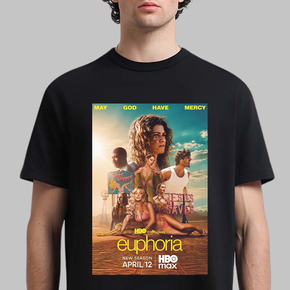 Euphoria Season 3 Poster T-Shirt Euphobia Fan Merch Present For Dad Birthday