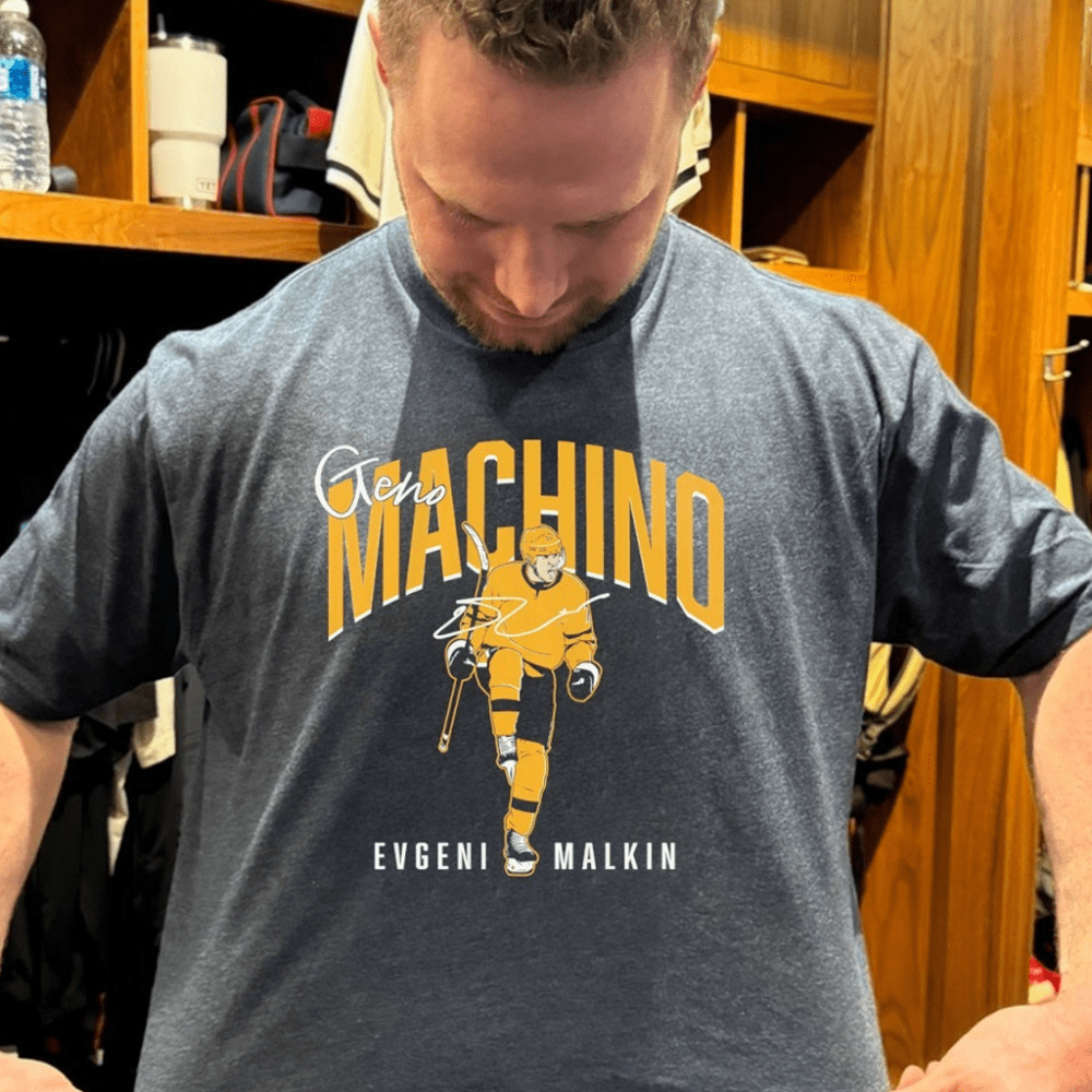 Evgeni Malkin Geno Machino Pittsburgh Penguins Hockey T-Shirt Ice Hockey Fan Gifts