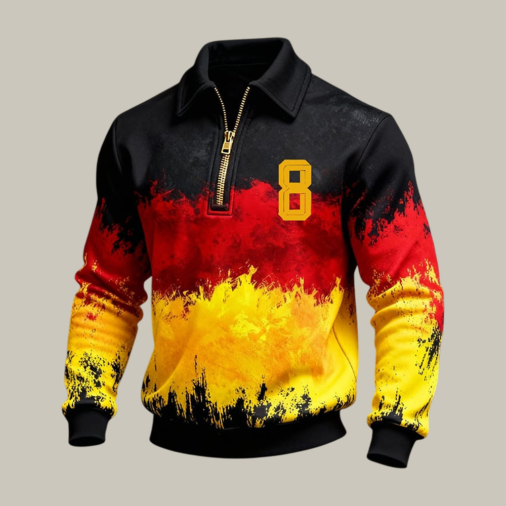 FIFA World Cup 2026 Germany Polo Long Sleeve Shirt 2026 World Cup Apparel Soccer Gear