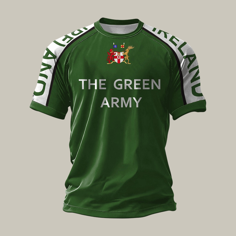 FIFA World Cup 2026 Ireland The Green Army T-Shirt Soccer Clothes Unique Gift For Huge Fans